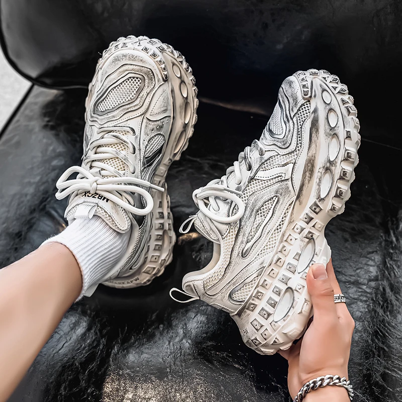 Men's Fashion Casual Sneakers Breathable Orthopaedic Shoes Travel Flat Casual Shoes For Outdoor Activities Walking