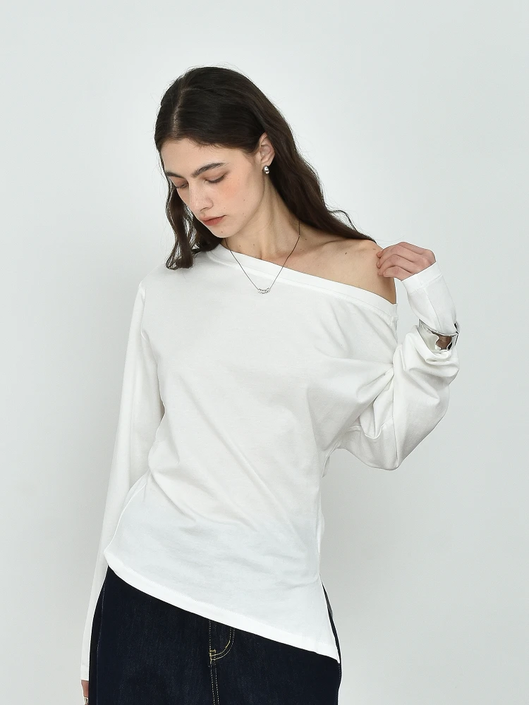 

Женский топ из льна с боковым разрезом, завязками на талии и длинными рукавами, приталенный, однотонный, для повседневной носки, влагоотводящий