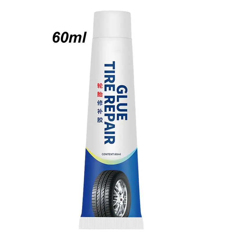 2.02oz High-Temperature Tire Repair Black Glue Liquid Strong Rubber Wear-resistant Non-corrosive Adhesive Instant Bond Leather