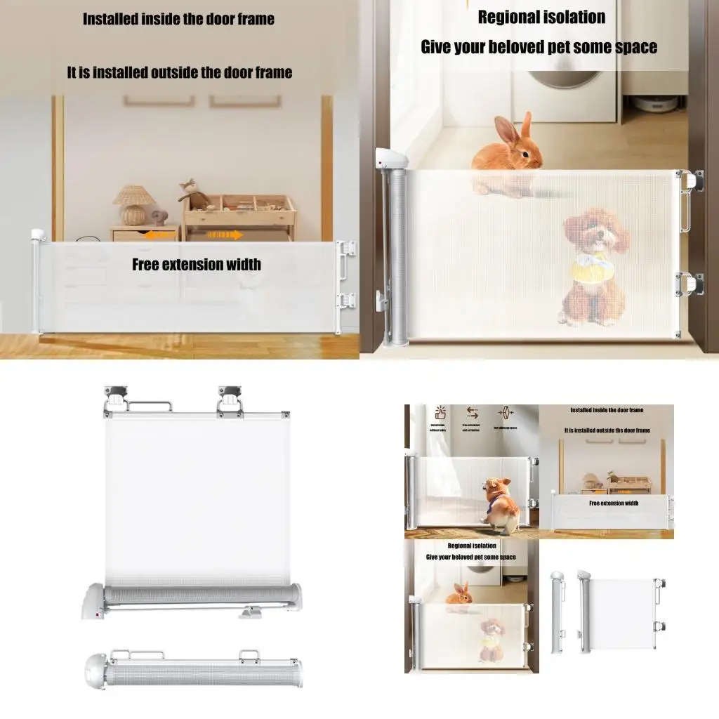 

R9uf выдвижные сетки детские ворота для дверных проемов и отверстий Домохозяйство собачья барьер