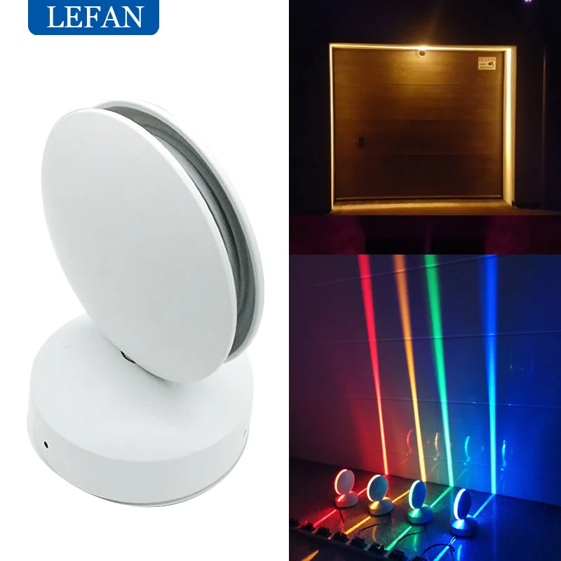 LED Wall Lamp Windows Sill Lights Warm Cold Red Green Blue Pink RGB Home Door frame Corridor Balcony Garage Hotel Lighting