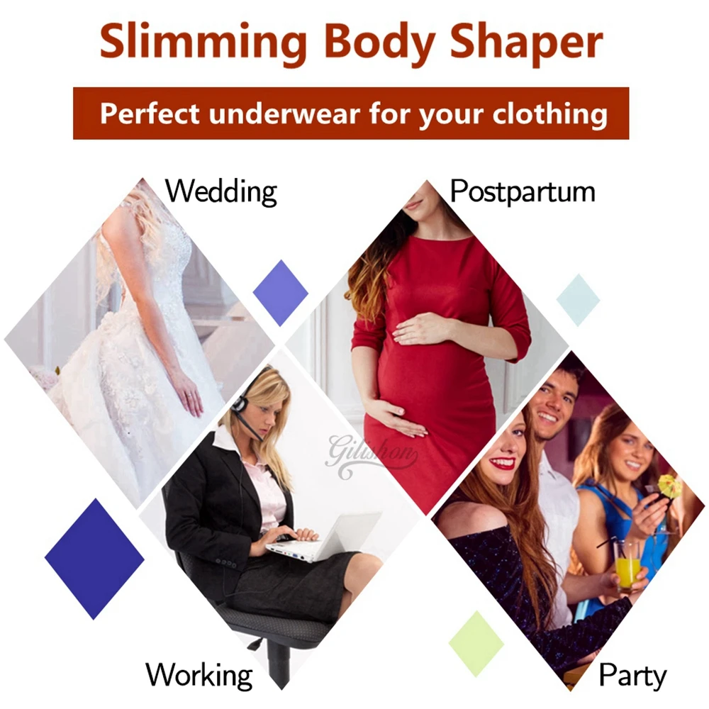 Abnehmen Shorts Frauen Body Shaper Hohe Taille Flache Bauch Ummantelung Höschen Hip Fahrstuhl Gestaltung Unterwäsche Bauch-steuer Shapewear – Detail 5