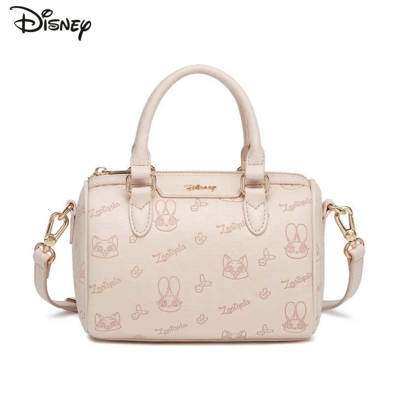 

Новая женская сумка Disney Zootopia 2026, модная женская сумка через плечо высокого качества, однотонная универсальная женская сумка на плечо