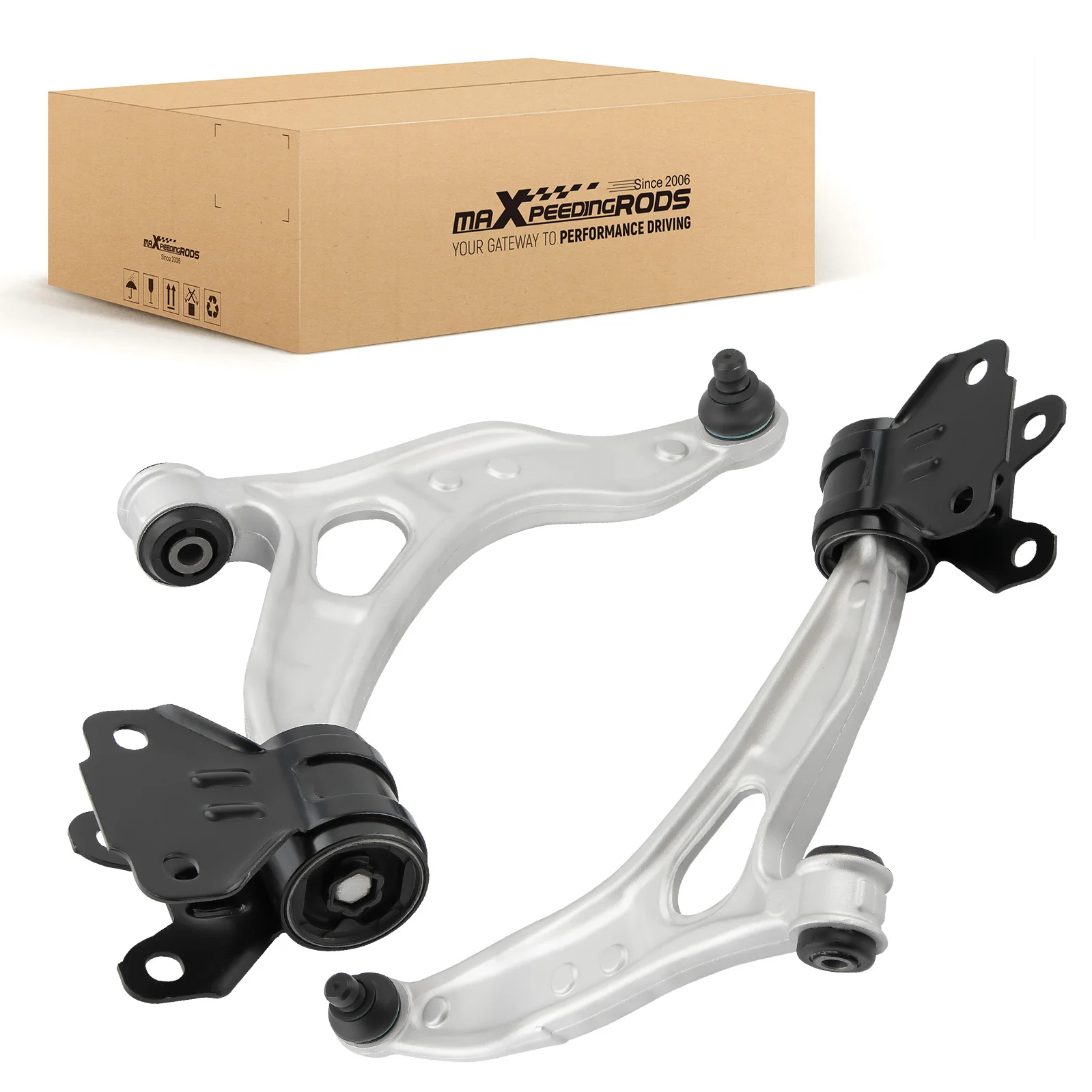 Suspension Driver & Passenger Front Lower Control Arm For Ford Focus 2012-2018