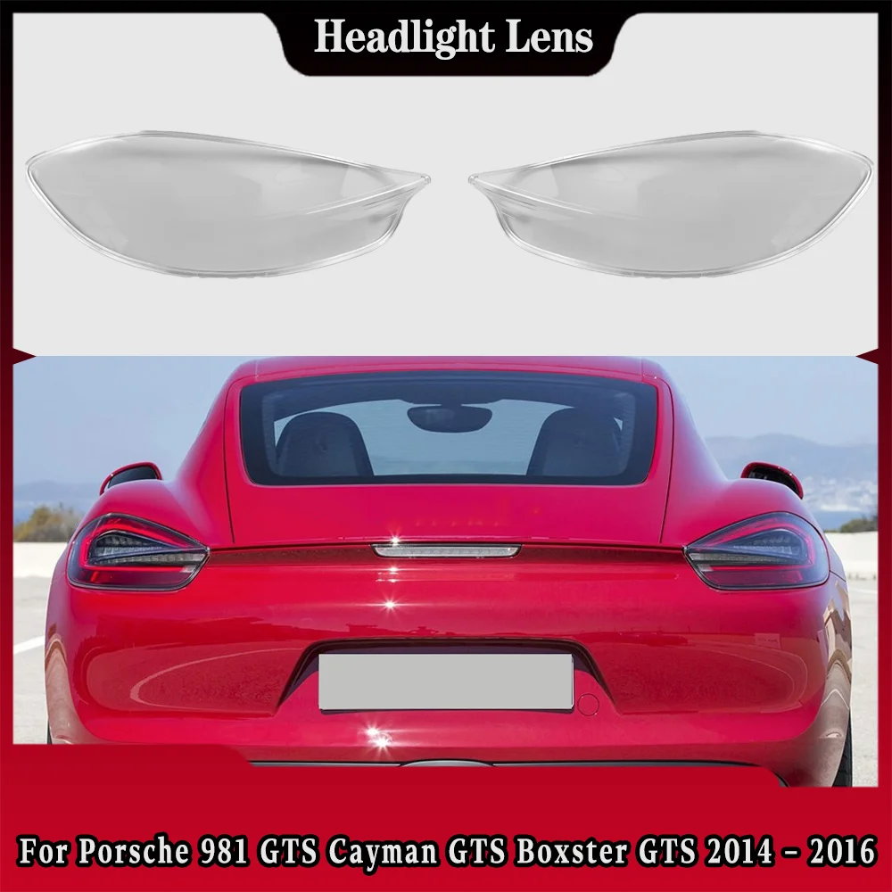 

Car Outer Tail Lamp Cover Brake Lights Shell Taillight Lens Plexiglass For Porsche 981 GTS Cayman GTS Boxster GTS 2014 2015 2016