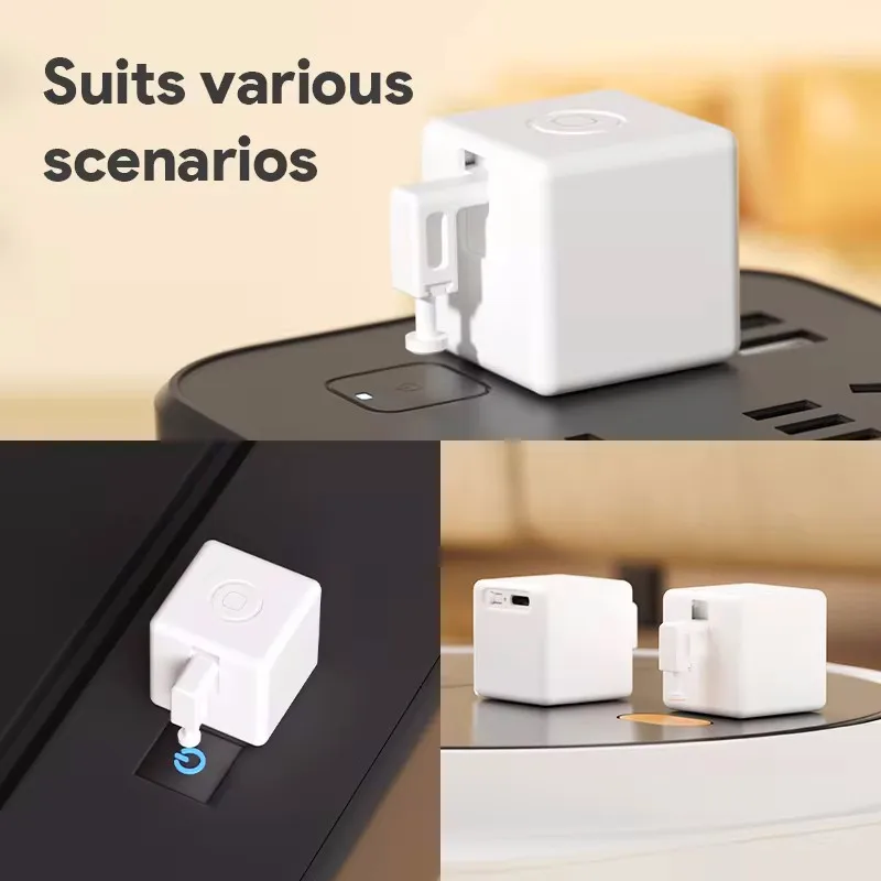 New Tuya Bluetooth Smart Touch Fingerbot Plus Type C Charge Switch Button Pusher Arm Fingerbot Via Alice Alexa Google Home