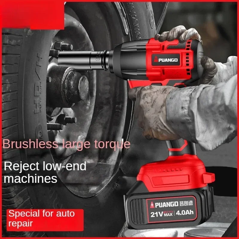 Versatile Brushless Electric Wrench with High Torque and Long Battery Life for Professional Mechanics