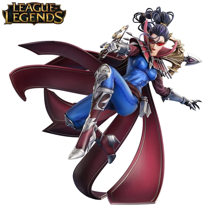 Genuine Original GSC League of Legends The Night Hunter Shauna Vayne Anime Figure PVC Collectible Model Dolls Ornament Toy Gifts