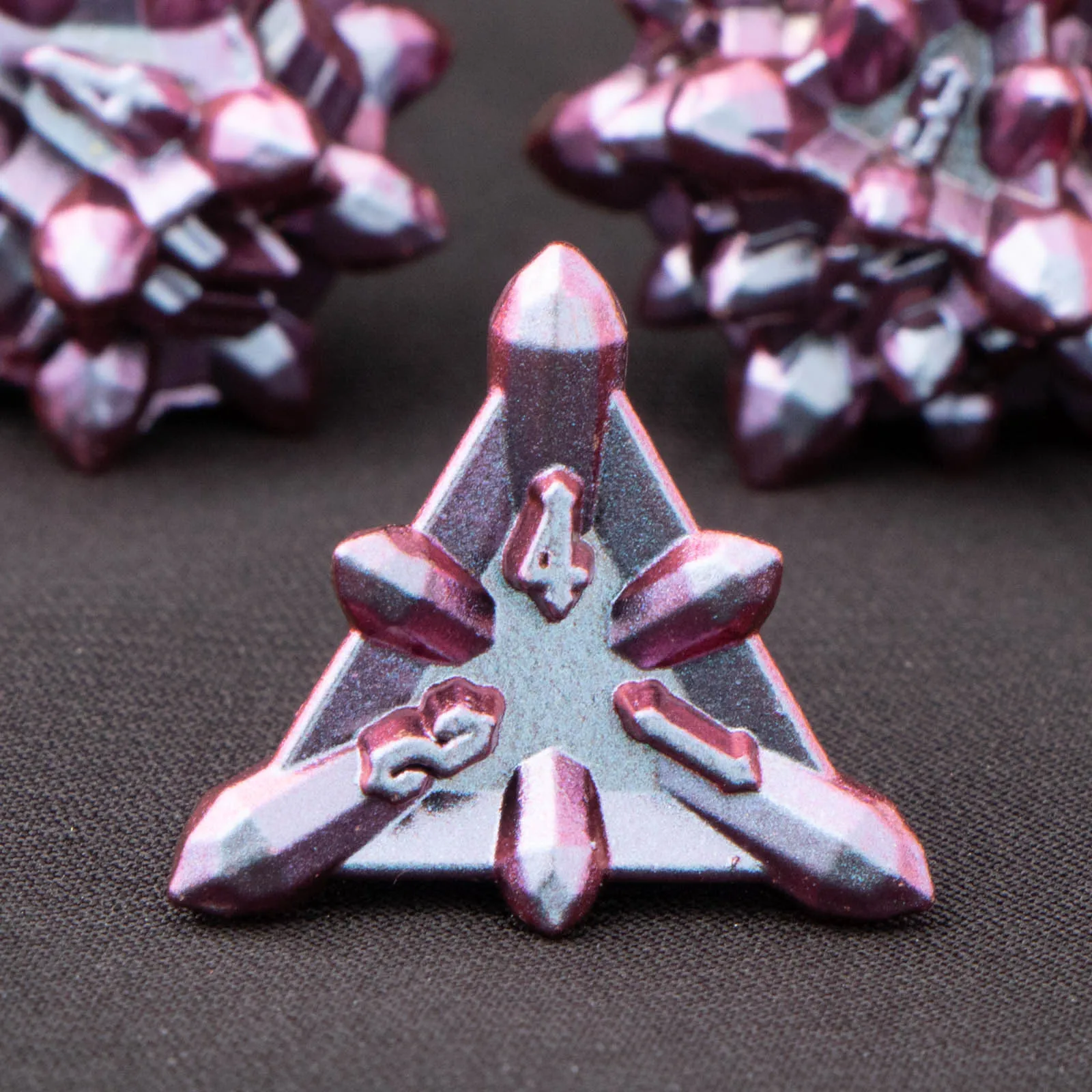 Bullet Dungeon and Dragon DND Metal Dice Set D&D, RPG Polyhedral Role Playing Game D and D D20 D12 D10 D8 D6 D4 view 5