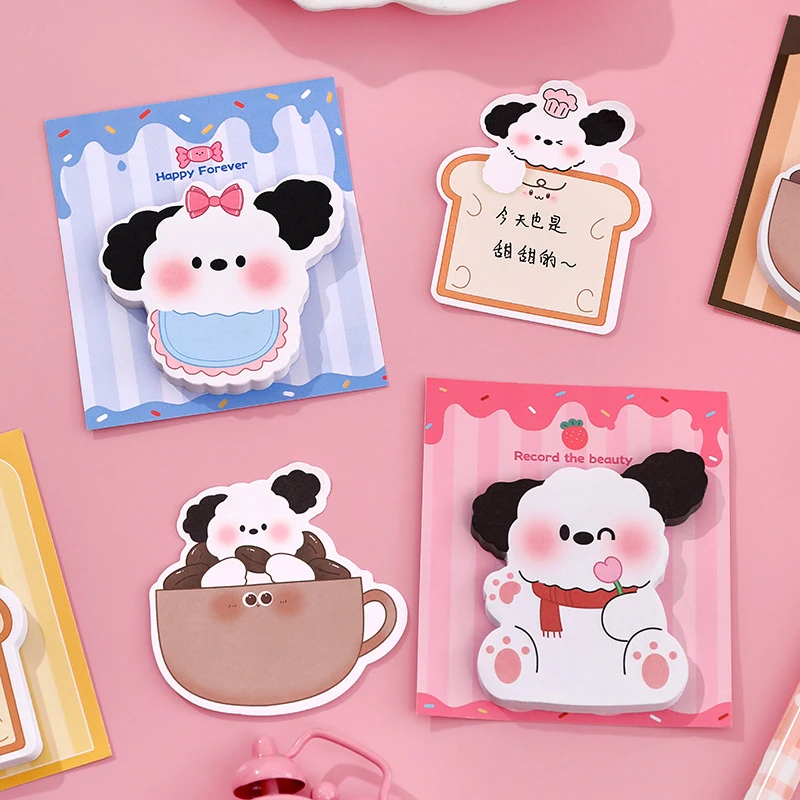 الحيوان مذكرة لزجة الكلب ، منصات مذكرة Kawaii ، للقيام مخطط القائمة ، ملصقا المفكرة ، القرطاسية الطالب ، المدرسة واللوازم المكتبية ، 30 قطعة لكل ورقة