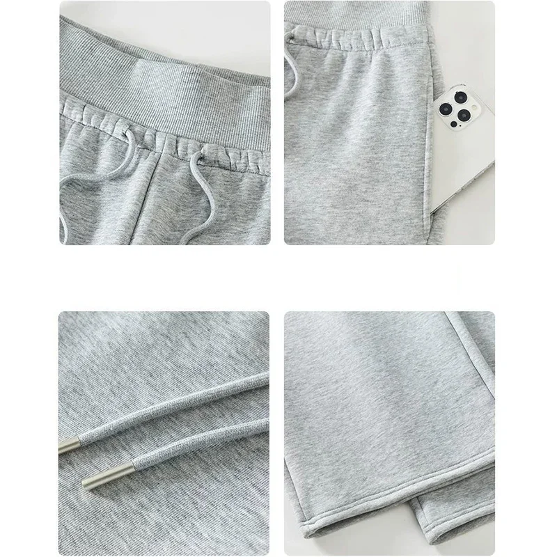 Pantalones informales de pierna recta a la moda para mujer, cómodos pantalones ajustados de cintura alta para mujer, pantalones coreanos elegantes para uso diario