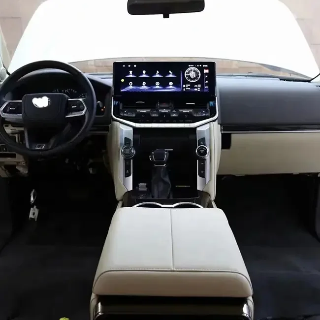 YBJ Original Factory Car Accessories 1:1 Leather LC200 Interior Kit Upgrade for LC300 Land Cruiser FJ200 2008-2021 Models
