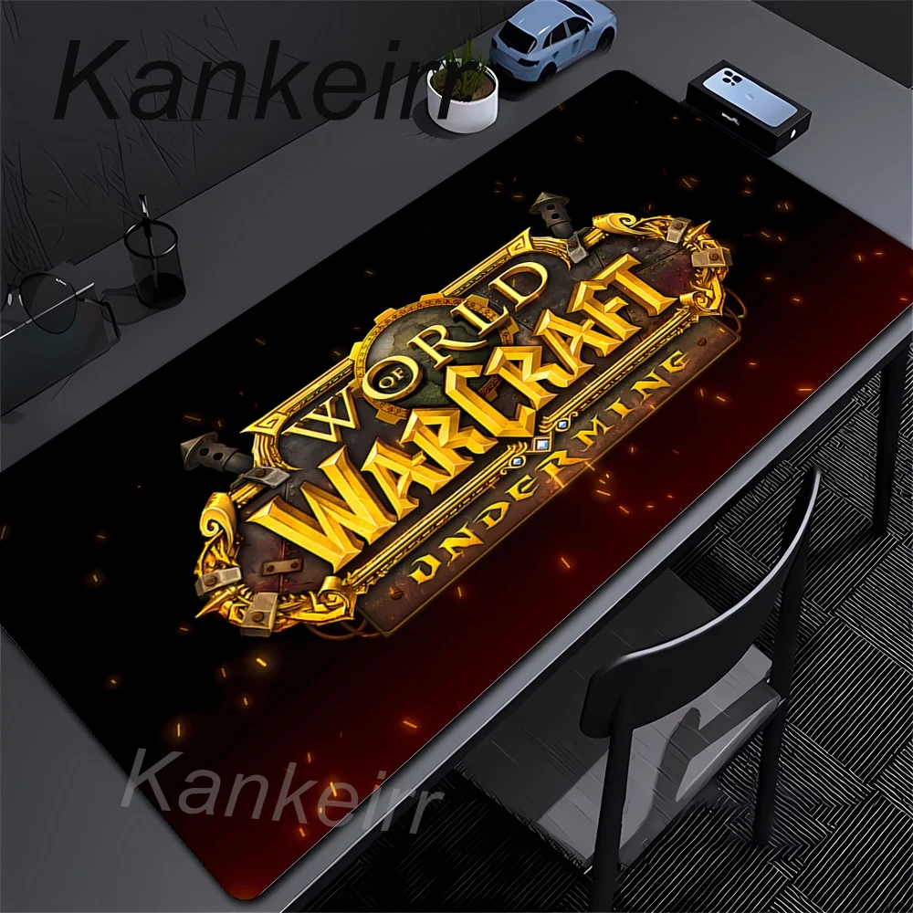 World of Warcraft Mouse Pad PC HD Anime Gaming Accessories Keyboard Mousepad Laptop XXL Game Cabinet Desk Mat Non-slip Carpet