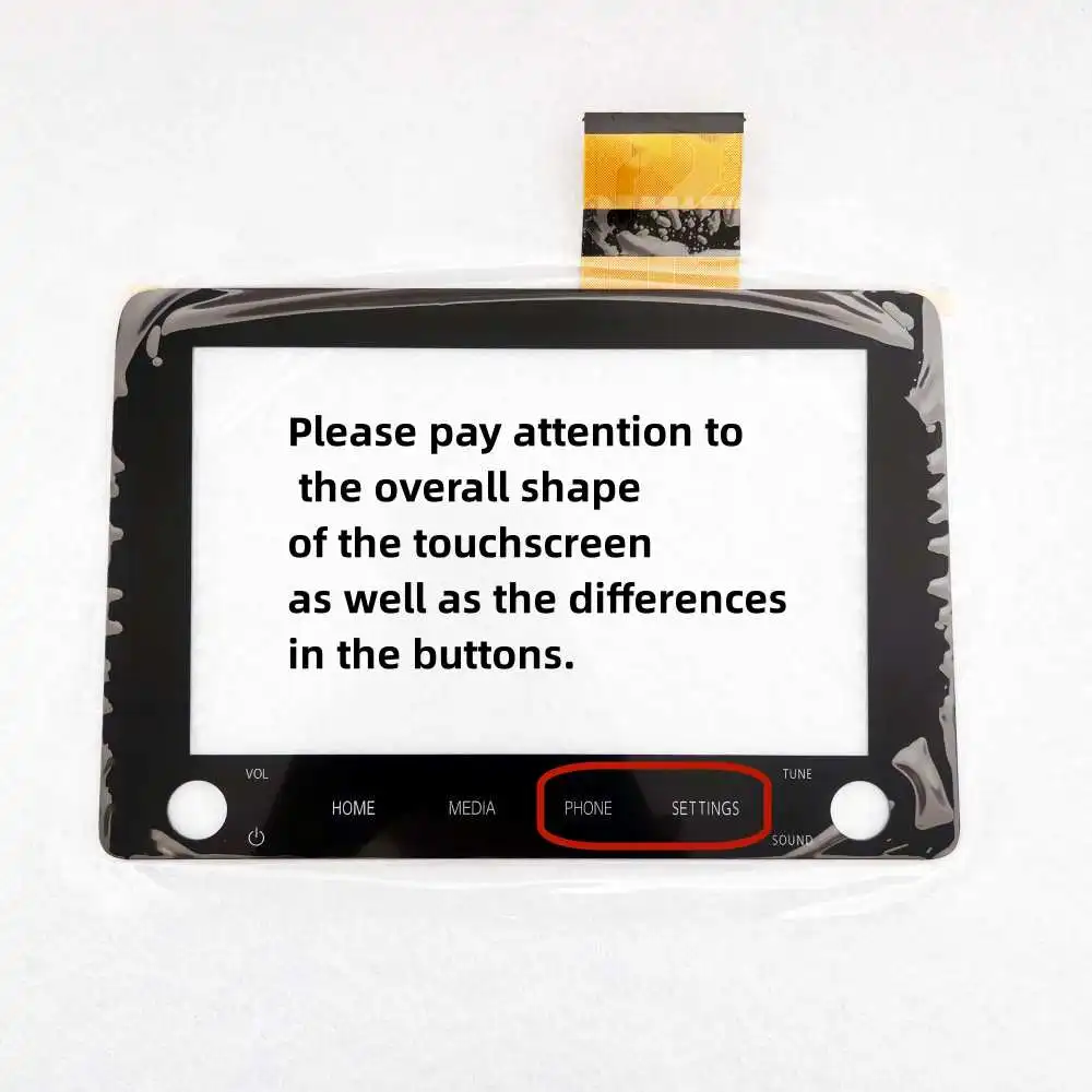 

8 Inch Touch Screen Panel Digitizer Lens Sensor For 2021-2024 Mitsubishi eclipse cross Car Radio DVD Player GPS Navigation