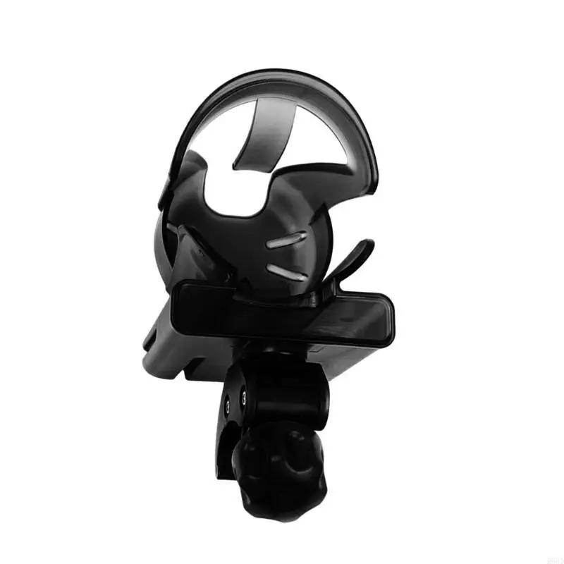 R66D عربة كأس حامل الهاتف يدفع باليدين شرب حامل عربة كوب الهاتف كليب البلاستيك