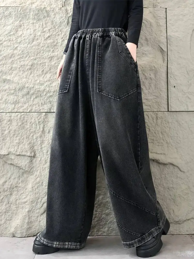 Masss Wasss 2026 printemps femmes mode solide Denim pantalon classique Vintage jean femmes Design européen loisirs élégant pantalon