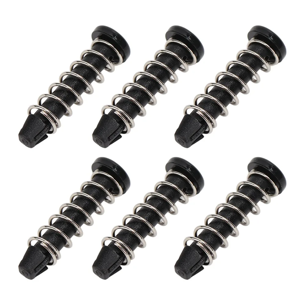100Pcs Fastener Set 18.6mm Heatsink Mount Pin Plastic Black Cooler Mounting Pin Round Head Heatsink Fastener Cooler Assembly