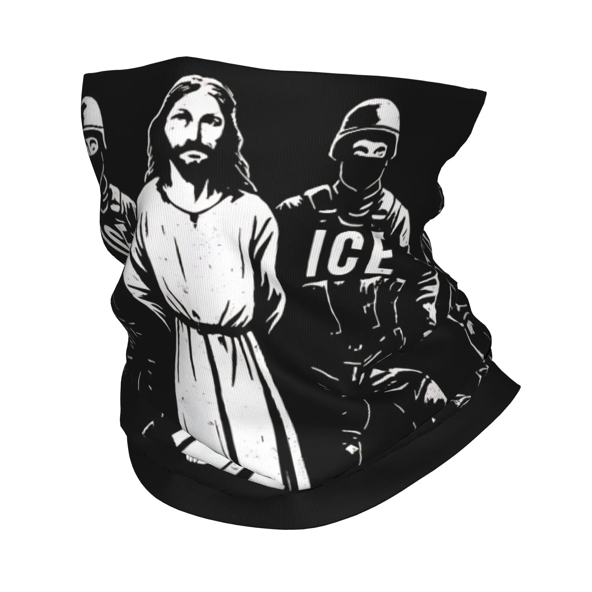 Melt ICE Abolish ICE , Anti ICE Political Wrap Scarf Merch Neck Cover  Bandana Cool Riding Face Mask for Men Women Breathable