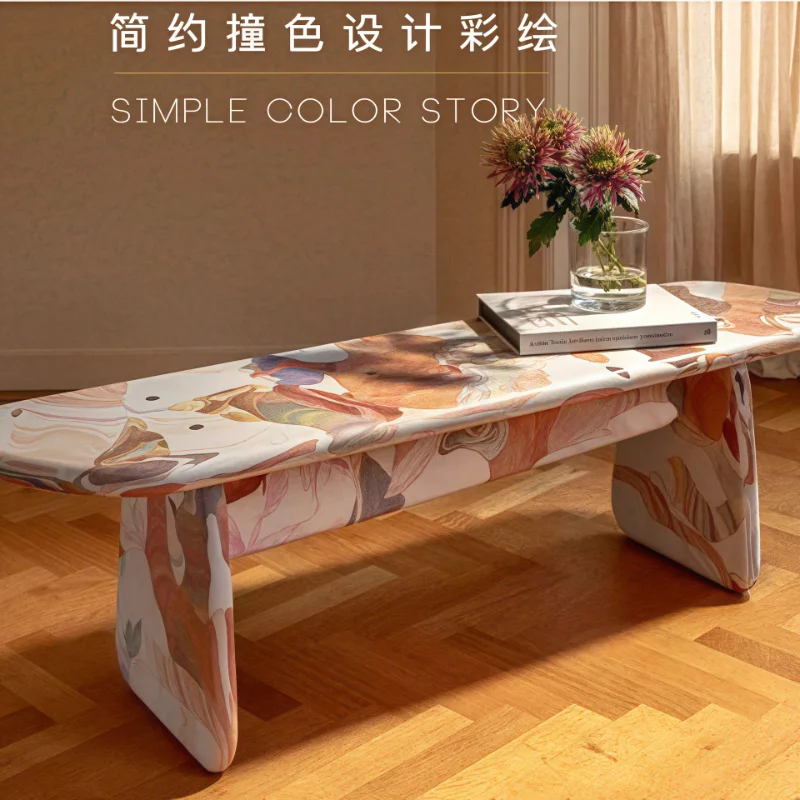 #Fiberglass Dining and Coffee Tables: Hand-painted Tables in an Oil Painting Style, Perfect for Living Rooms and Art Galleries