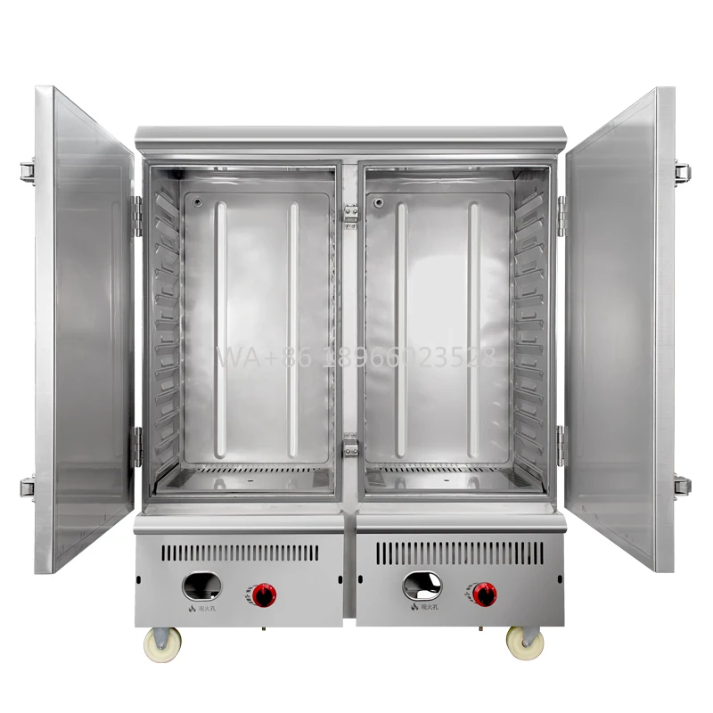 

Steam Cabinet Food Steamer Rice Cooker 24 Trays Automatic Commercial Gas