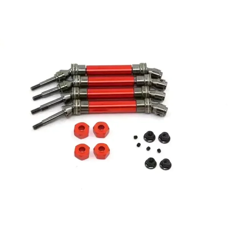 RC Car Matel Drive Shaft CVD Front/Rear Driveshaft for 1:10 SCX24 Traxxas Slash 4X4 Stampede VXL 2WD 6851R 6852R 6851X Parts