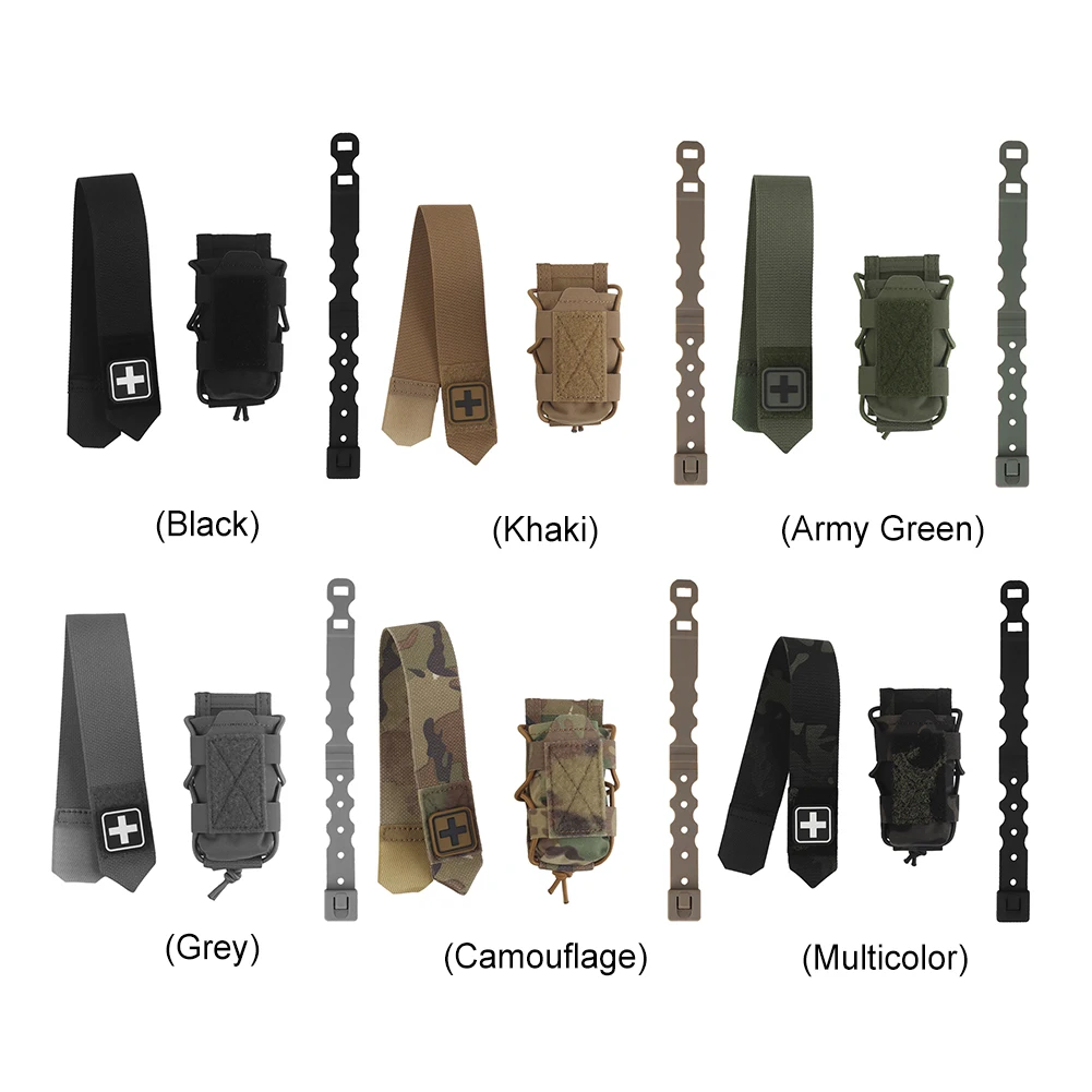 Molle First Aid Kit Pack Belt Micro Trauma Kit Pouch EMT Emergency Survival Med Pouch for Plate Carrier/Chest Rig Vest
