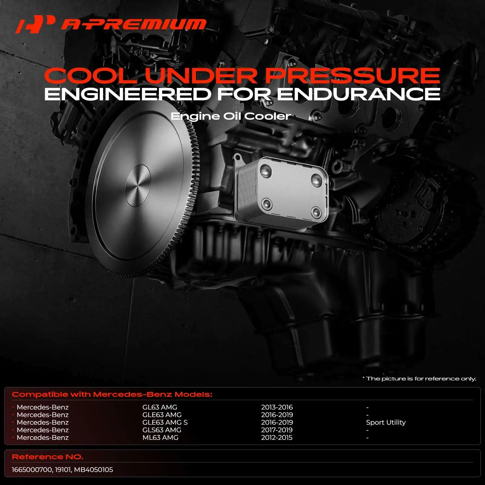 A-Premium Automatic Transmission Oil Cooler for Mercedes-Benz GLE63 AMG GLE63 AMG S 2016-2019 ML63 AMG 2012-2015 GL63 AMG