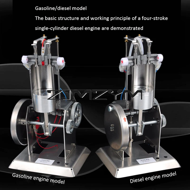 Metal Gasoline Engine Model Diesel Engine Model Principle Demonstrator Physics Experiment Teaching