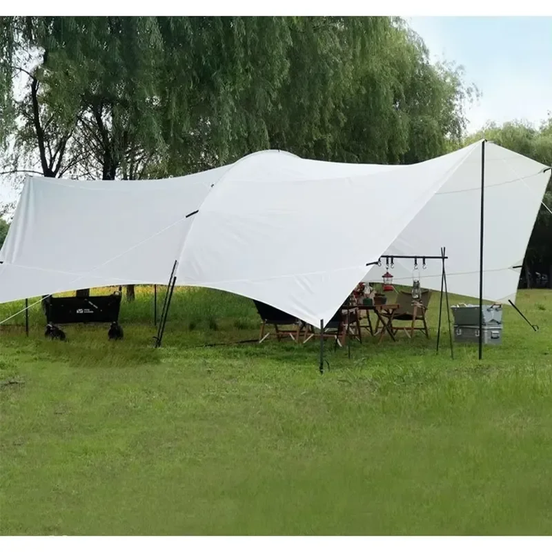 Wholesale 4x6m Large Outdoor Canopy Tarp Awing Fly Tent Camping Shade Tarp