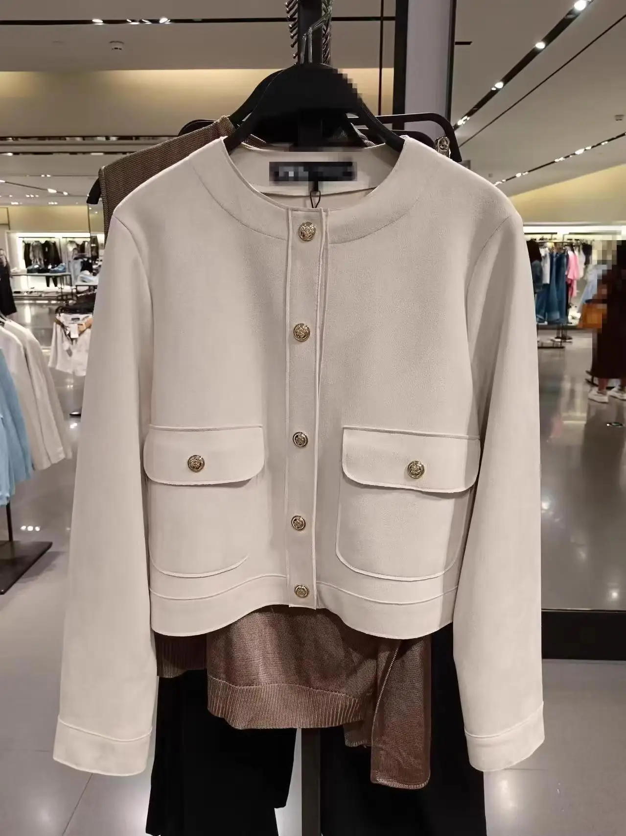 

Fall New Women's ort Jaet Coat Faux Suede Texture Effect 4968200 496820072 Sli Cact Outerwear for Ladies