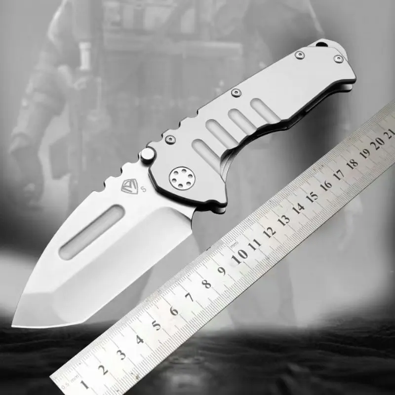 TRSKT MEDFORD MKTS Heavy Duty Folding Knife Emergency Rescue Tactical Camping Hunting Knife Sharp Fruit Knife Outdoor Tool