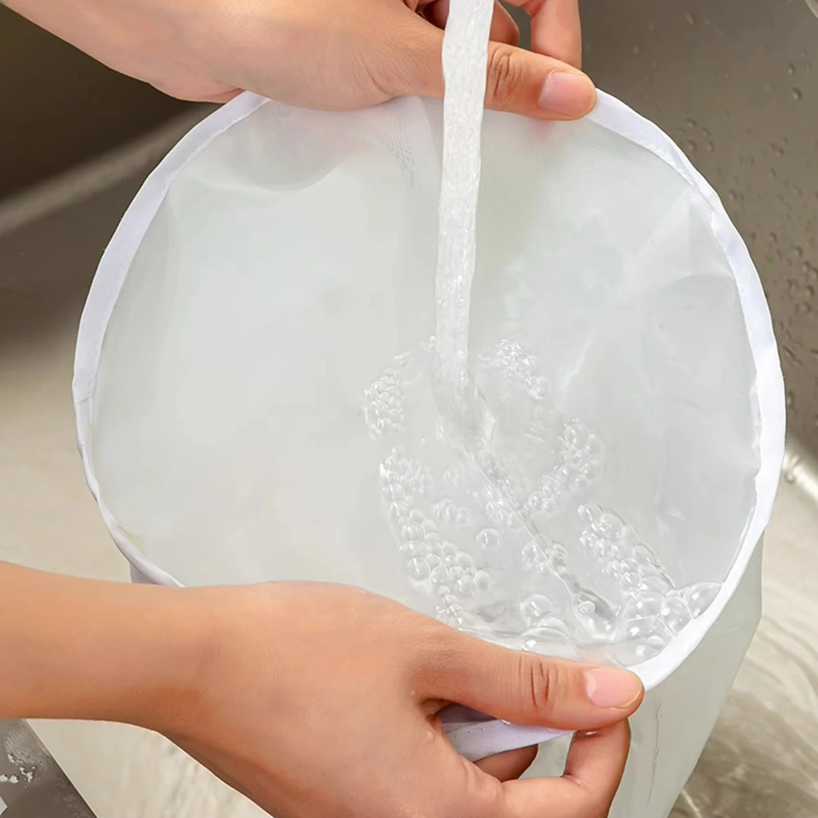 

Strainer Food Stuffing Squeezing Bag Household Colanders Accessories Bowl-shaped Squeezing Bag Large Capacity Wide Mouthed Bag