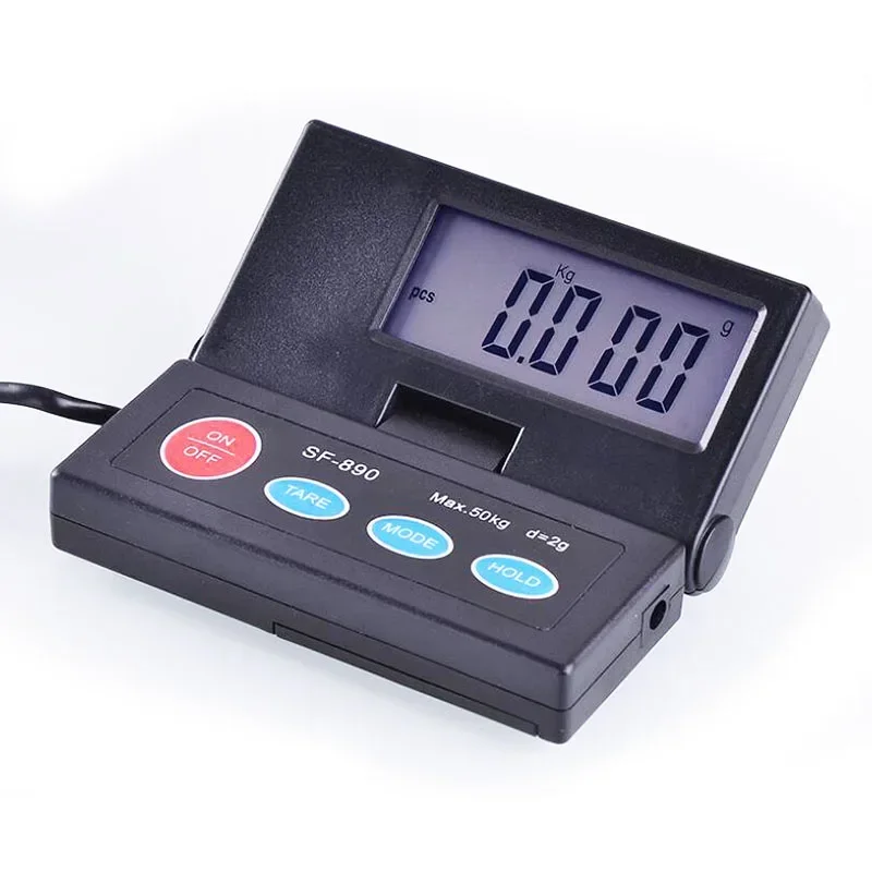 SF-890 50KG/2g LCD Electronic Shipping Scale Package Postal Floor Scale Weighing Luggage Platform SF890 Warehouse Scale