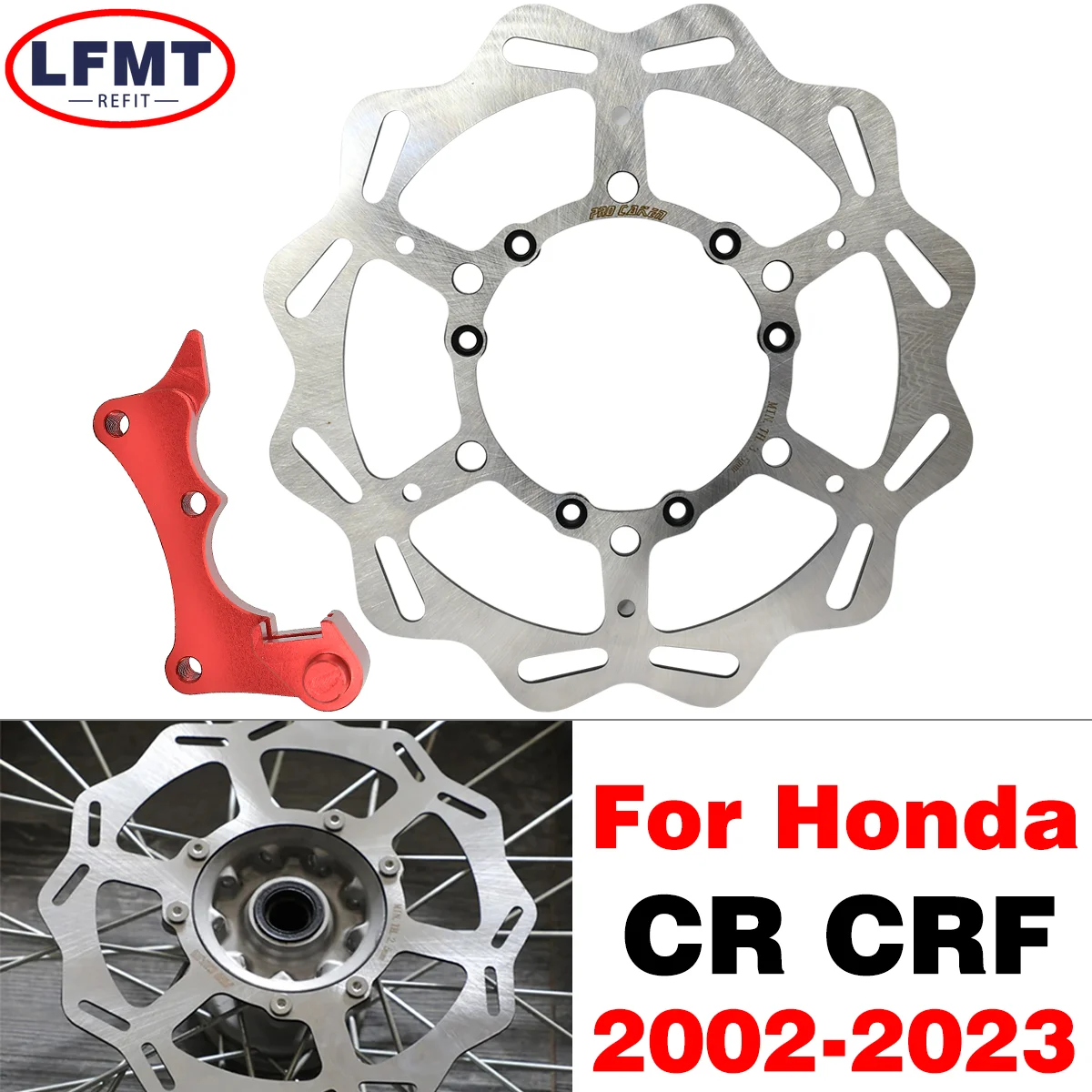 Motorcycle 270mm 320mm Front Brake Disc Rotor For Honda CR125E CR125R CR250E CR250R CRF250R CRF250X CRF450R CRF450RX CRF450X