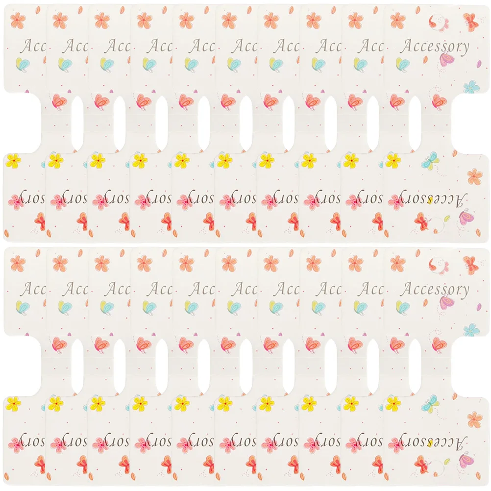 

200Pcs Hair Bow Display Cards Jewelry Holder Organizer for Retail Home Decor Hair Pin Card Display Barrettes Accessories