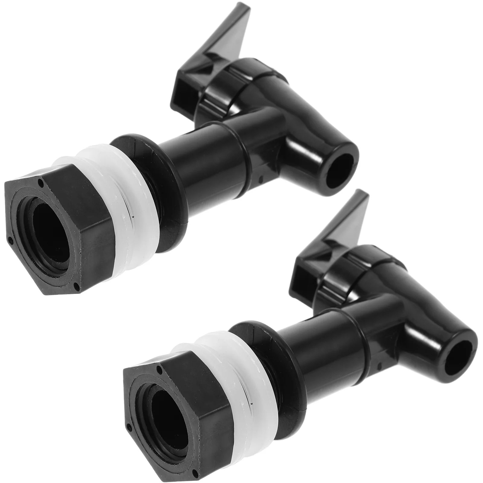 Torneira De Plástico Torneira, Bica De Água, Jarro De Vidro, PP Dispenser, Peças De Reposição, Refrigerador, 2 Pcs