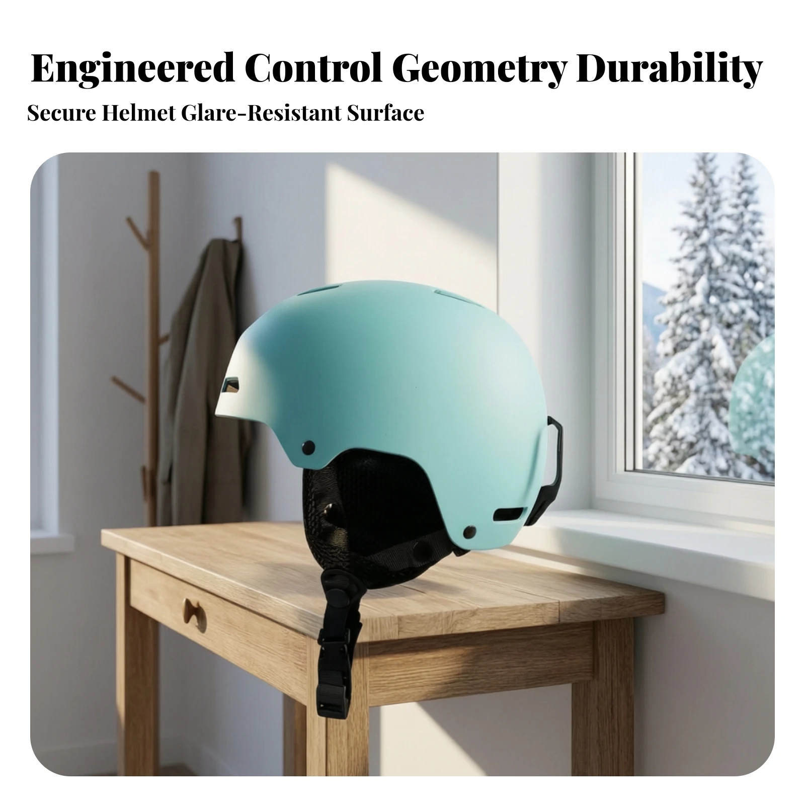 Ski Helmet Eyewear Clip Easy to Use Ski Helmet Eyewear Retainer Hardware Long-Lasting Matte for Skiers, Snowboard Helmets