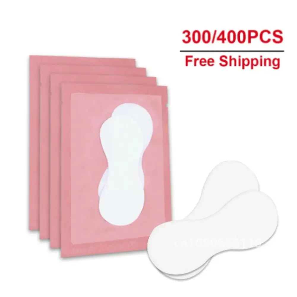 300/400 คู่ Gourd Shape Eyelash Patches Hydrogel Gel Eye Pads Eyelash Extension Lashes เคล็ดลับสติกเกอร์ภายใต้ Eye Pads แต่งหน้าเครื่องมือ