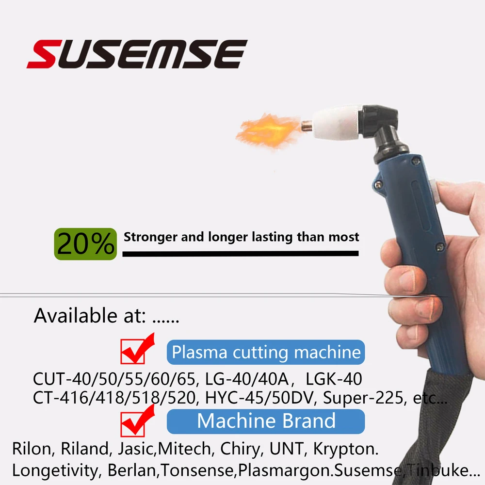 [SUSEMSE] Torch for gas torch plasma cutter Cutting machine, gas cutting, consumables, spare parts PT31 3M 5M 7M