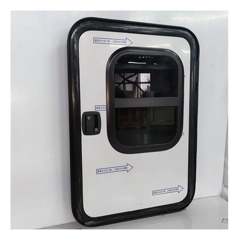 باب دمعة Rv ثابت للأشعة فوق البنفسجية 620 × 900 مم مع نافذة رفع وقفل معدني سهل التحكم مع باب أمان وباب قافلة #3