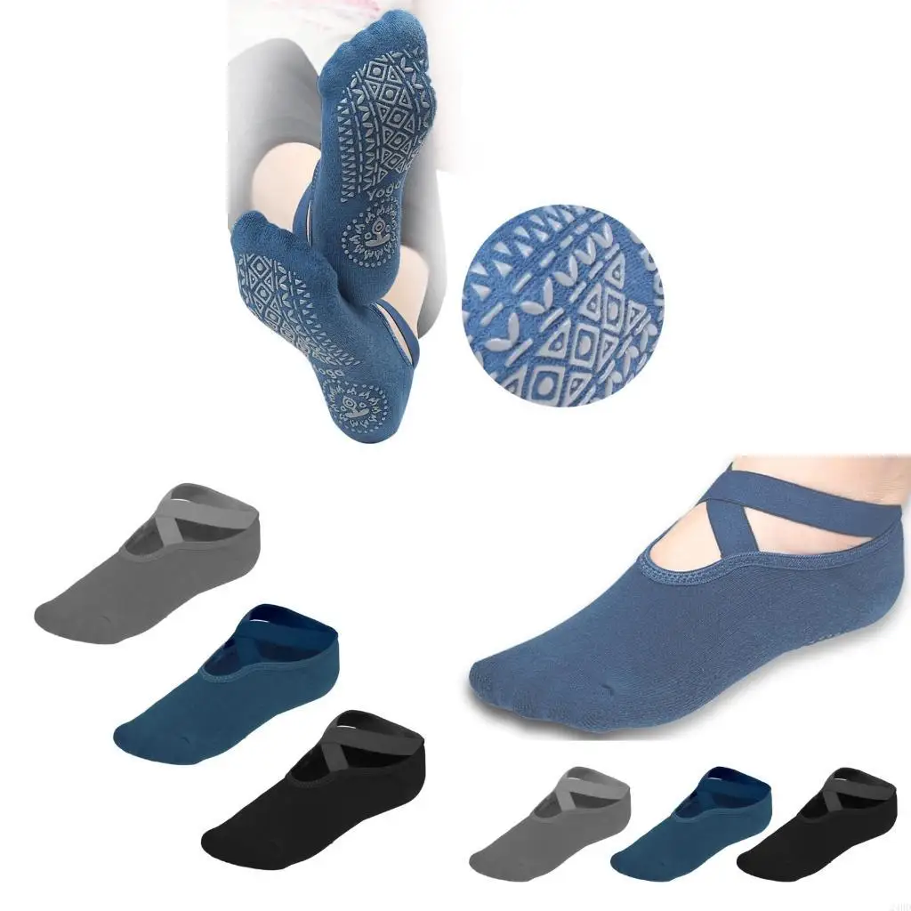 

Elastic Ankle Support Sock with Grip Technology and Quick Dry Fabric Yogas Sock 24BD