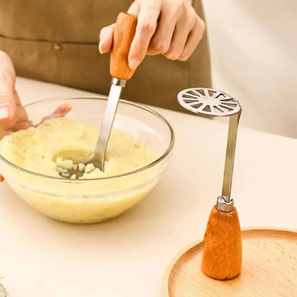 هراسة بطاطس من الفولاذ المقاوم للصدأ ، مشذ ، كسارة يدوية ، معدن يدوي ، أداة فواكه ، مكبس خضروات ، ثوم أفوكادو ، يقطين ، مكبس يدوي #3