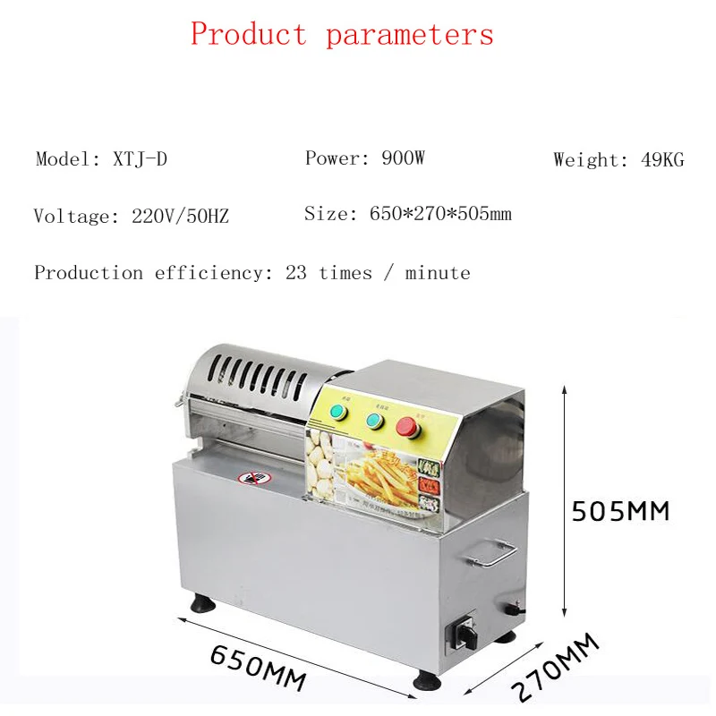 Professional Fryer Electric Cookware for Kitchen Deep French Fries Commercial Fryers Frying Oil Cooker Timer Arfrai 10L Ar