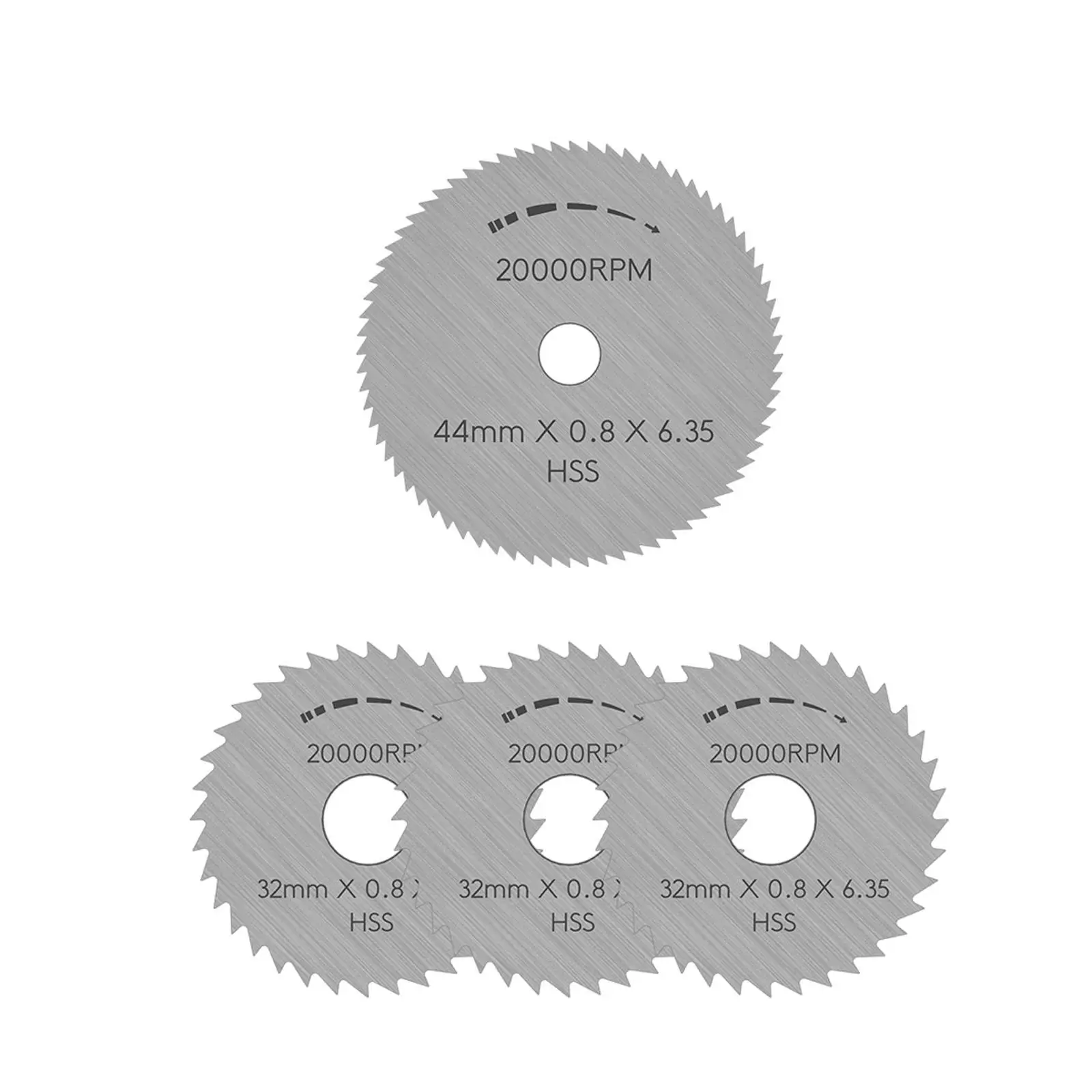 1/4" Hex Shank with 4 Cutting Disc Wheel Blade Multipurpose Sturdy Easily Install for Drill Rotary Tool Inside Pipe Cutter