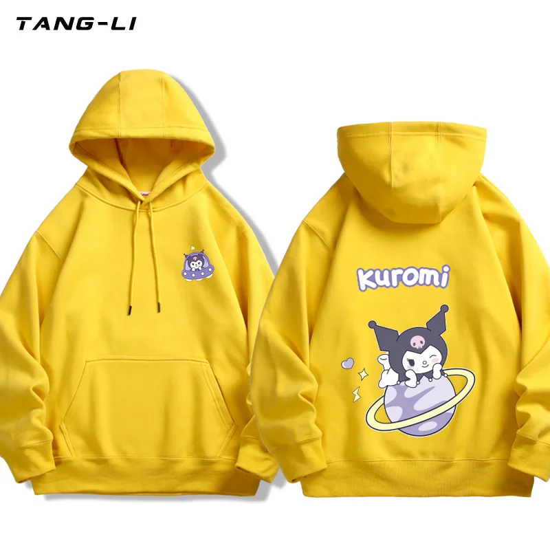 Kuromi Hoodie for Women Sanrio Hoodie Spring and Autumn Men\'s Pullover Fashion Student Hoodie Jacket Couple\'s Clothing