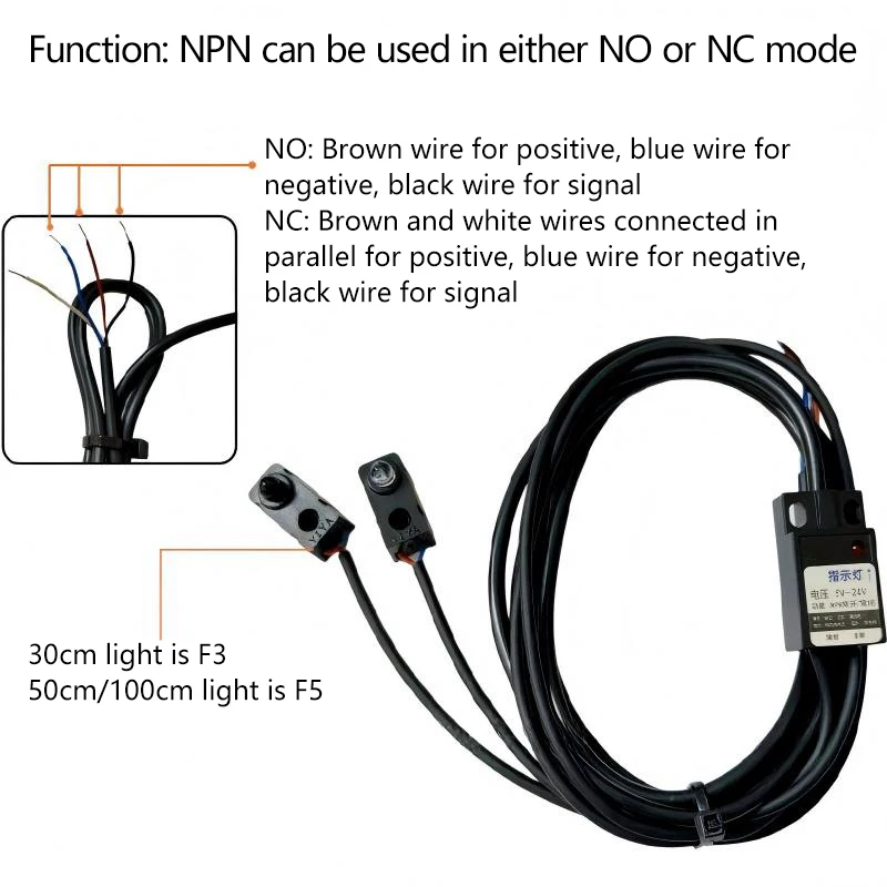 Infrared tube-counting reflective photoelectric switch - transmitting-receiving sensor
