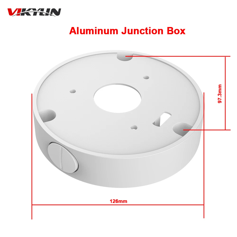 126mm Diameter CCTV Camera Junction Box Cable Deep Base for Dome/Turret/IP Camera Waterproof Mounting Bracket