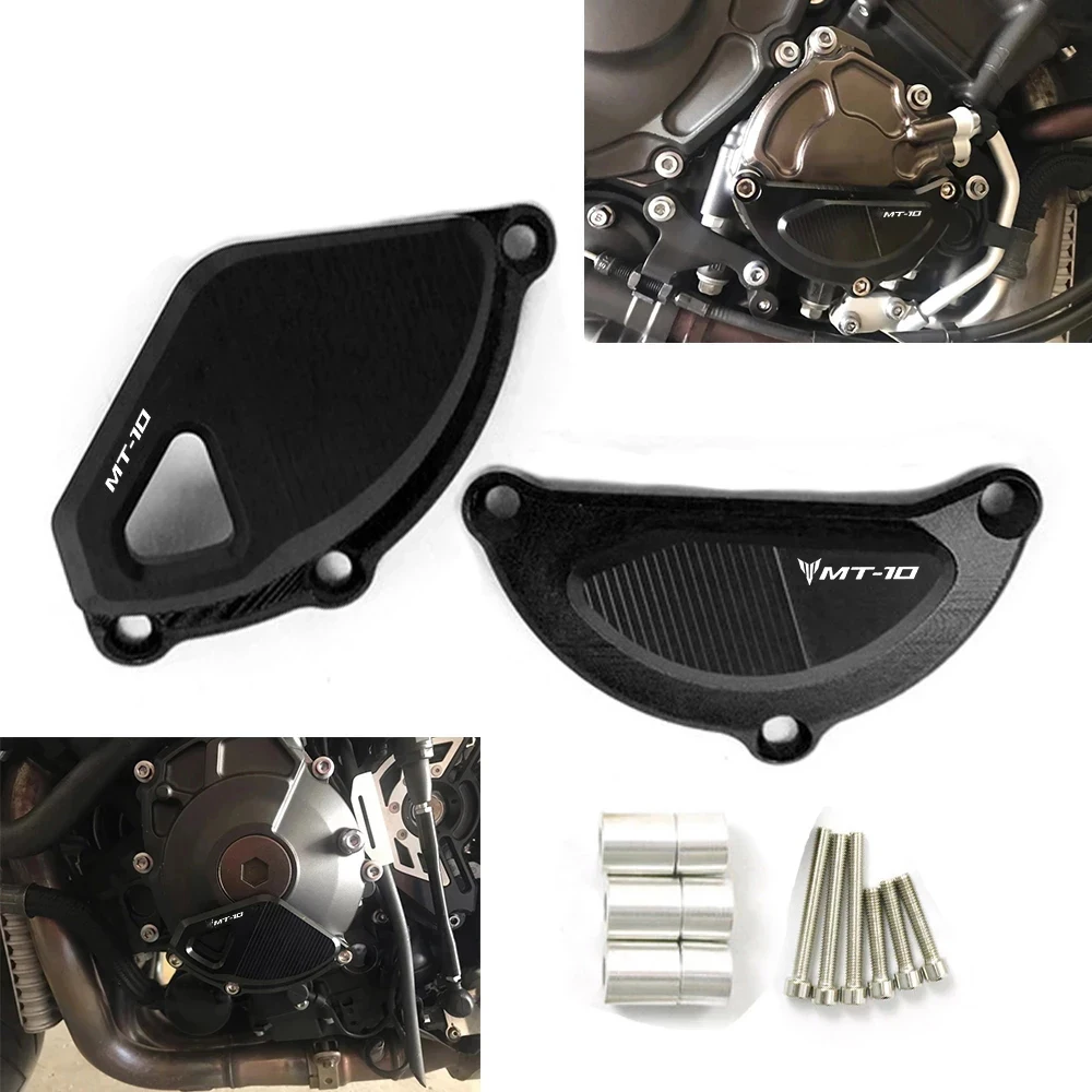 

For Yamaha MT-10 MT10 MT 10 FZ10 FZ-10 2015-2023 Motorcycle Engine Case Stator Cover Crash Protection Frame Sliders