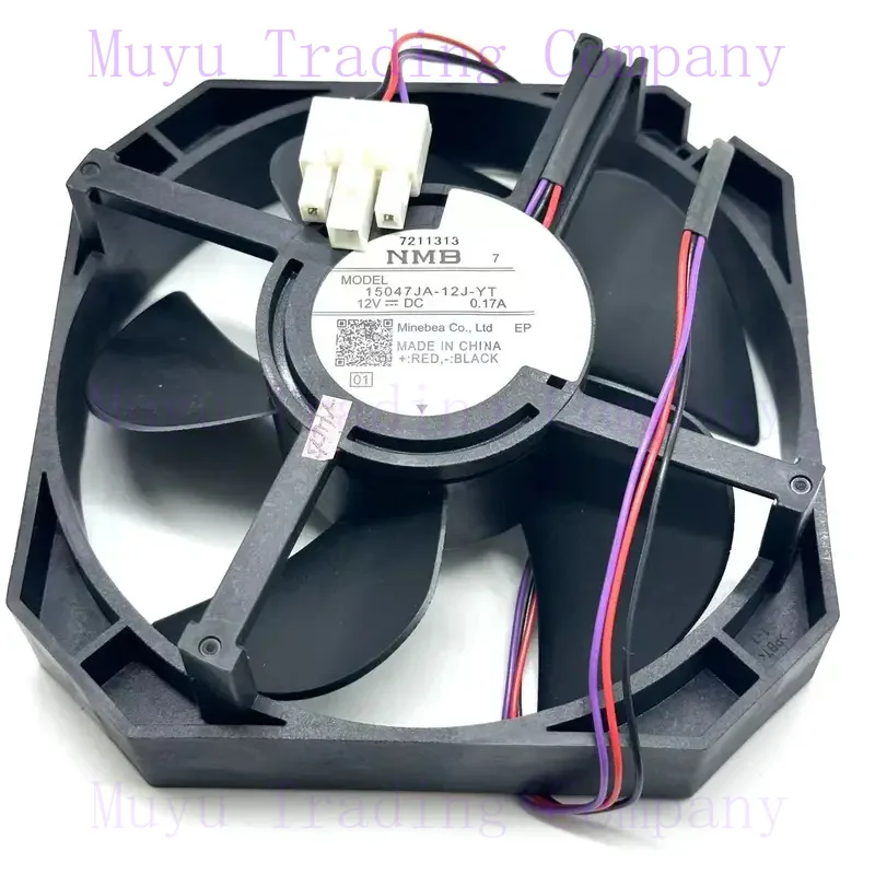 FOR NMB-MAT 15047JA-12J-YT DC 12V 0.17A 3-wire Server Cooling  Fan