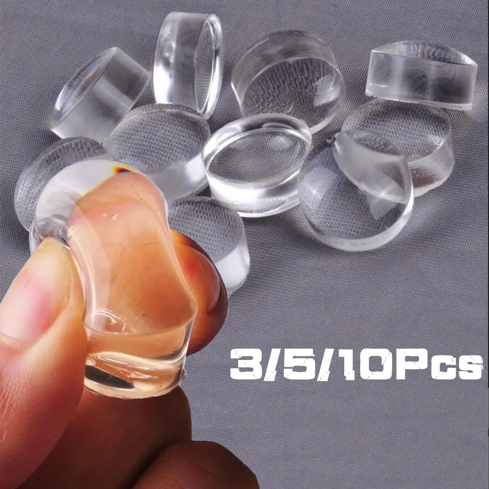 3/5/10Pcs Silicone Nail art Stamper Replacement Heads 2.8cm Transfer Pattern Plate Nail Stamp Clear Stamping DIY Manicure Tools